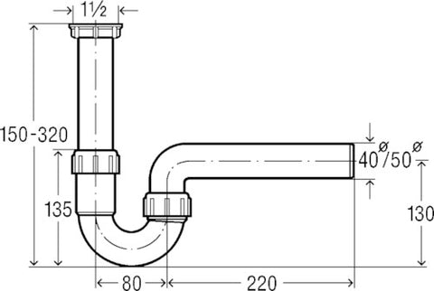 VIEGA MOSOGATÓ SZIFON I-es VIEGA MOSOGATÓ SZIFON I-es