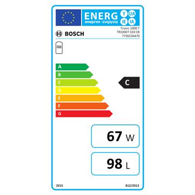 Bosch Tronic 1000T 100 CB indirekt elektromos vízmelegítő, balos csatlakozással 2000W Bosch Tronic 1000T 100 CB indirekt elektromos vízmelegítő, balos csatlakozással 2000W