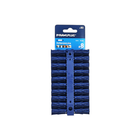 Rawlplug műanyag tipli 8x32mm kék 80db/csomag (R-U1-BLU-80-C)