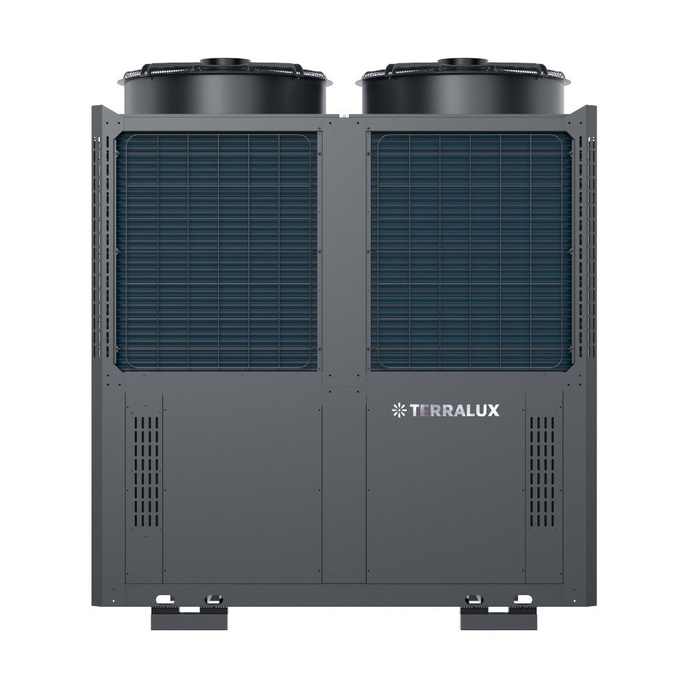 TERRALUX Climastar 100 Ipari monoblokk levegő-víz hőszivattyú, 3fázis Wi-fi, 100kW, DC inverter,R290