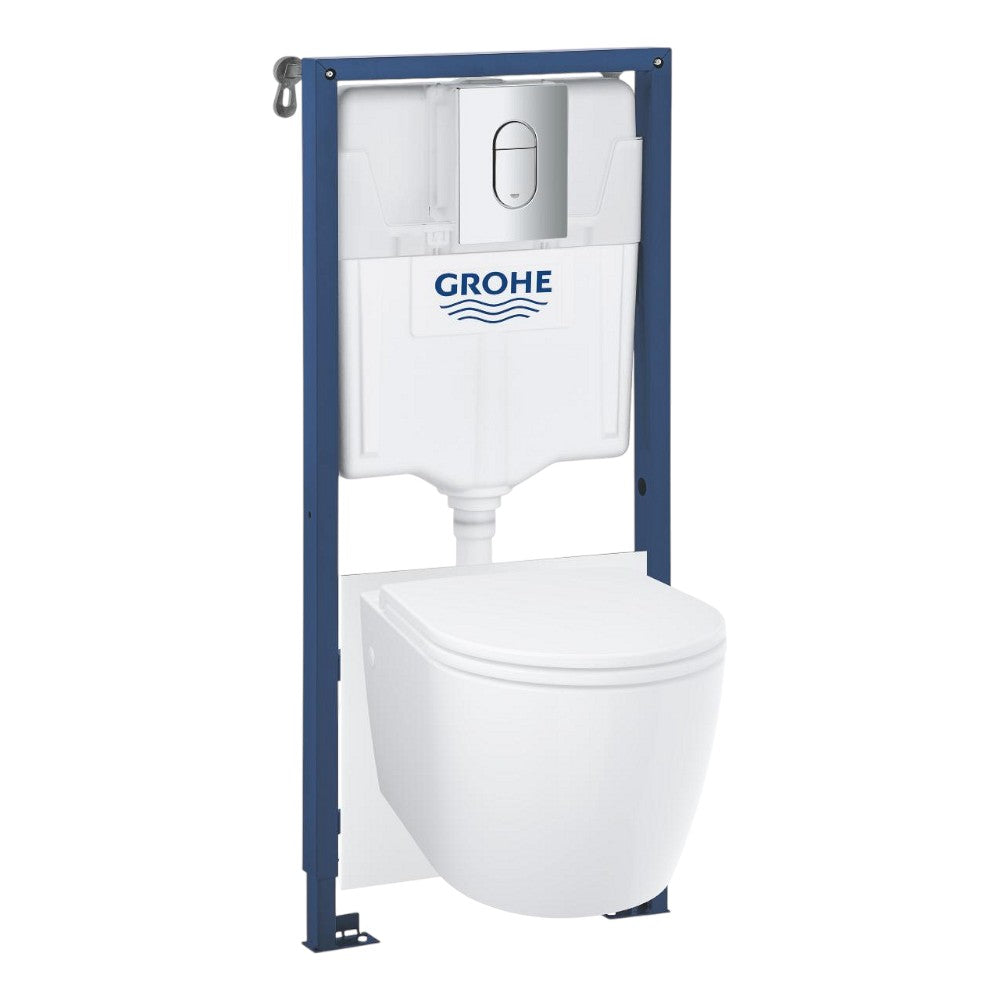 Grohe Rapid SL WC szett - WC tartály + WC csésze + WC ülőke + nyomólap + rögzítő + zajszigetelő