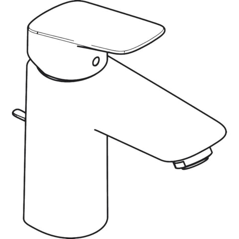 Hansgrohe Logis egykaros mosdócsaptelep 100 mm (71100670) matt fekete