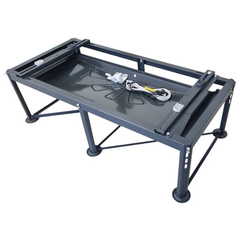 Terralux hőszivattyú álló konzol, csepptálcával és tálcafűtéssel SZÜRKE 1300x600 - MAX 200kg