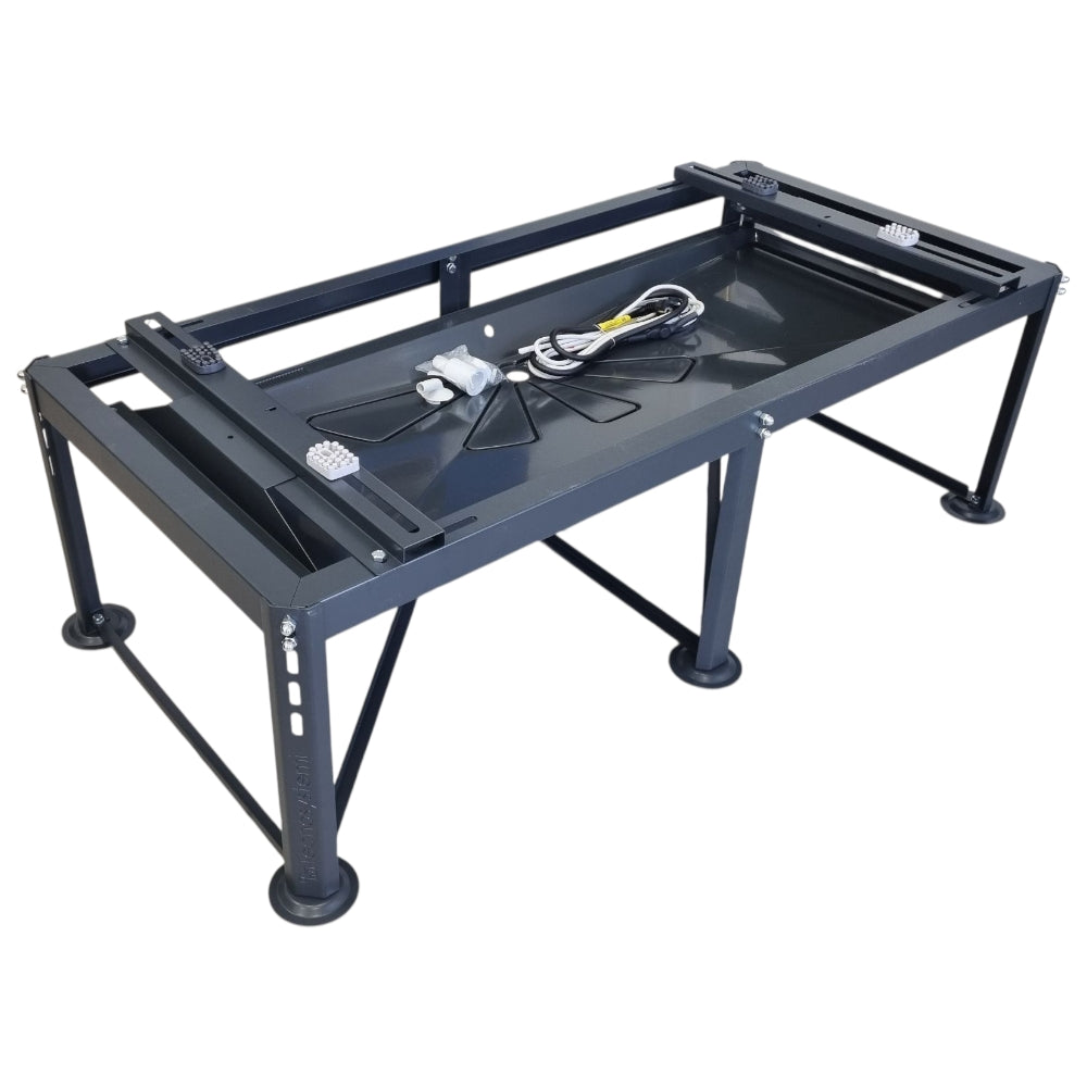 Terralux hőszivattyú álló konzol, csepptálcával és tálcafűtéssel SZÜRKE 1300x600 - MAX 200kg