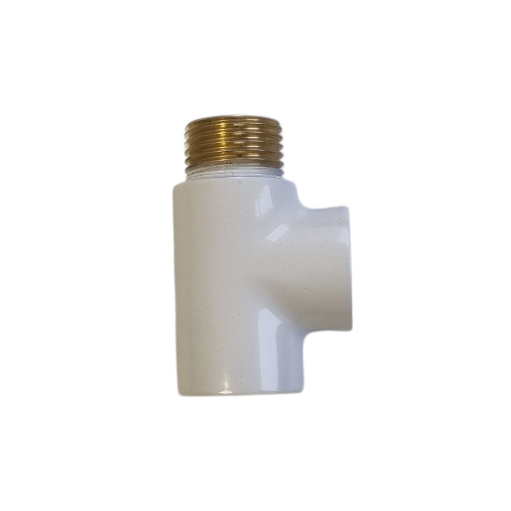 Install CALIDUM 1/2” BBK T-idom elektromos fűtőbetét bekötéshez (fehér)