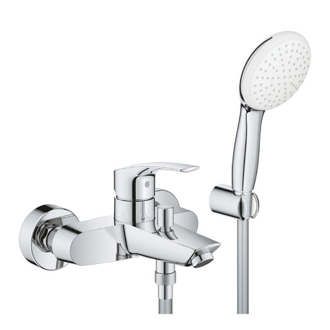 Grohe Eurosmart kád csaptelep, zuhanyszettel