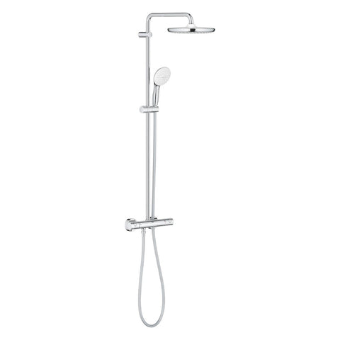 Grohe Tempesta System 250 termosztátos zuhanyrendszer, Tempesta 250 fejzuhany, matt fekete