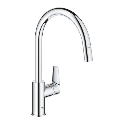 Grohe BauEdge mosogató csaptelep, kihúzható zuhanyfej