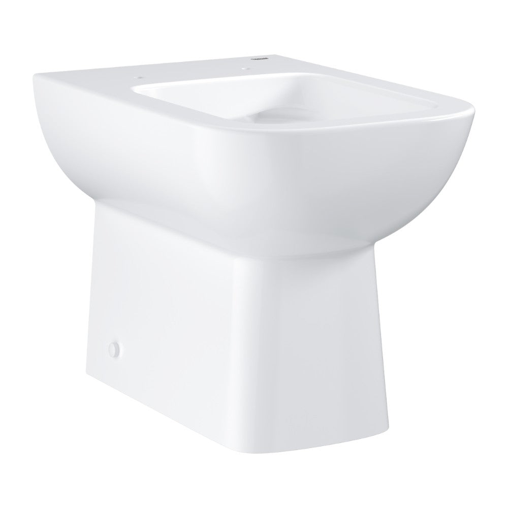 Grohe BauEdge Ceramic WC csésze, álló, falhoz szerelhető, mély öblítéses, perem nélküli