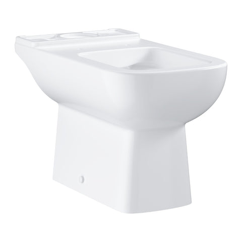 Grohe BauEdge Ceramic WC csésze, álló, monoblokkos, mély öblítéses, perem nélküli, falhoz szerelhető