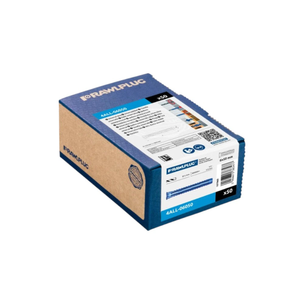 Rawlplug műanyag tipli  8x65 mm (DÜBEL 4ALL-08065)
