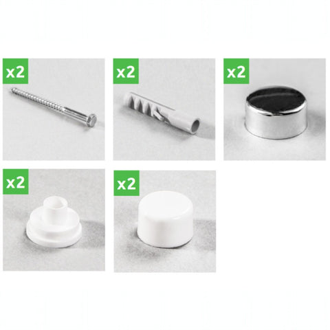 Rawlplug WC rögzítő tömör anyagba, nagy átfogású csavarral, zárókupakkal (R-S1-WCB-B)