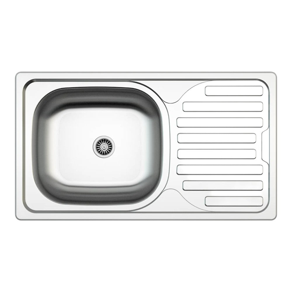 Mofém EVO2 1B1D mosogatótálca, 1 medence, 1 csepptálcás, 760x435mm
