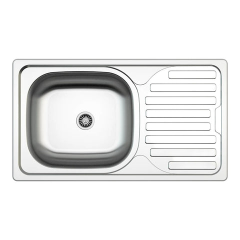 Mofém EVO2 1B1D mosogatótálca, 1 medence, 1 csepptálcás, 760x435mm