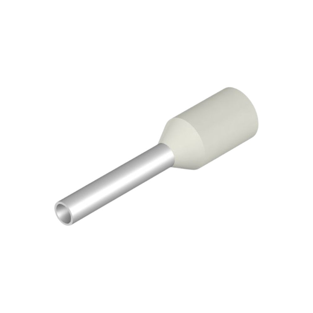Install AMP Érvéghüvely, szigetelt ónozott réz 0,75mm2 X 14mm, fehér