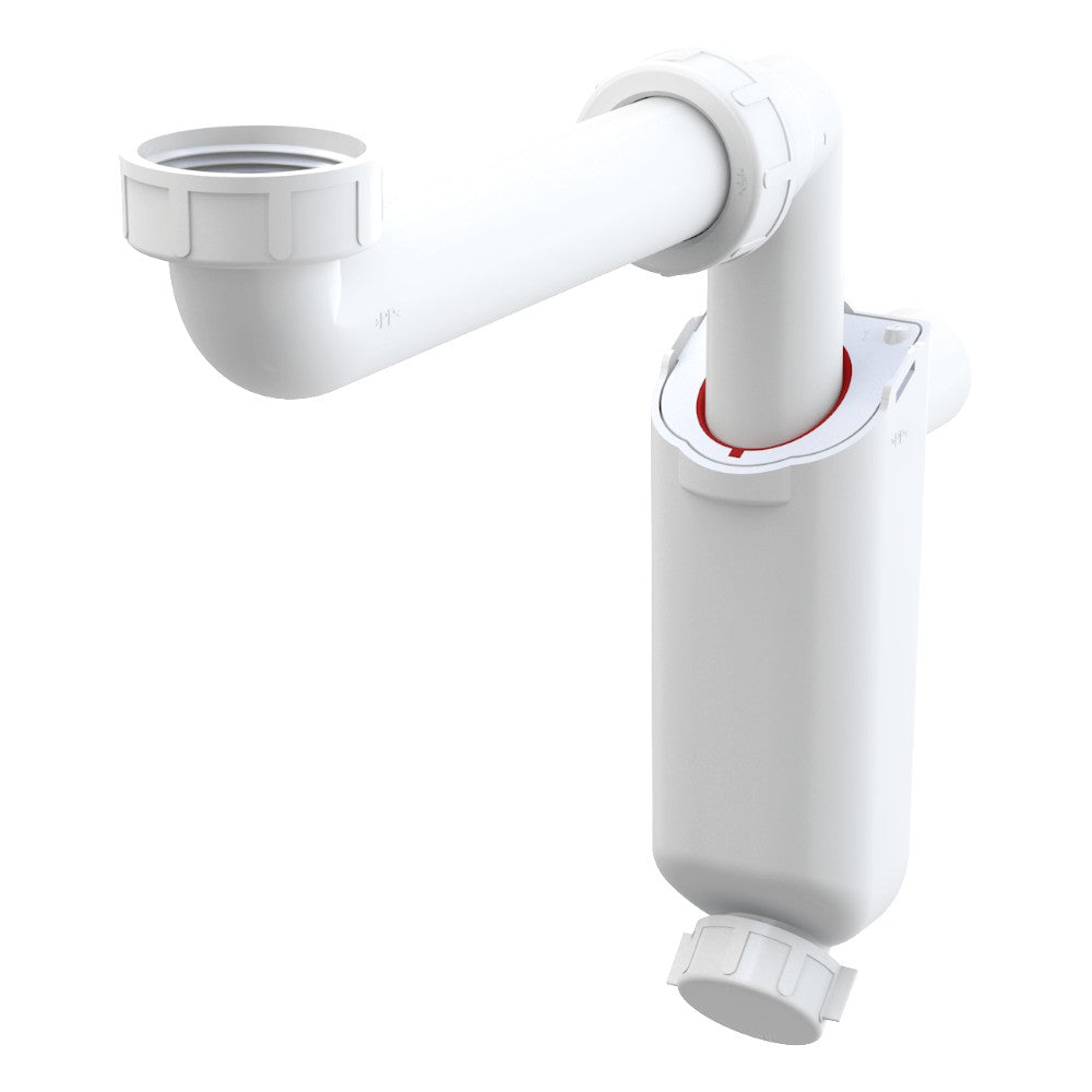 Alcaplast mosdószifon DN32, 5/4" hollandi anyával, helytakarékos