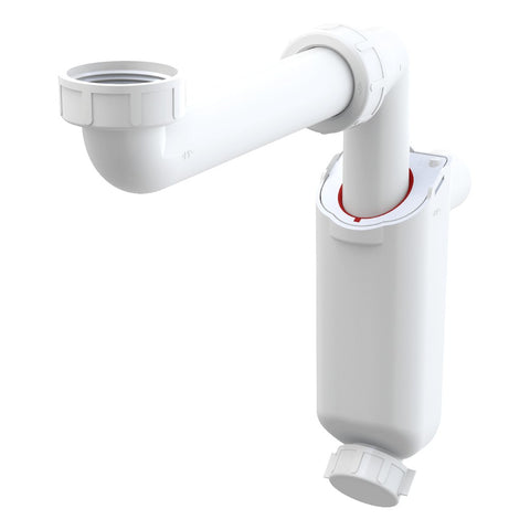 Alcaplast mosdószifon DN40, 5/4" hollandi anyával, helytakarékos