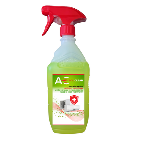 Install AC POLICLEAN klímatisztító folyadék, bekevert, szórófejes 800ml
