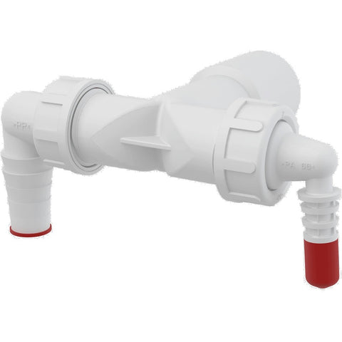 Alcaplast dupla csonk DN40/32/8-23 , visszacsapó szelepekkel