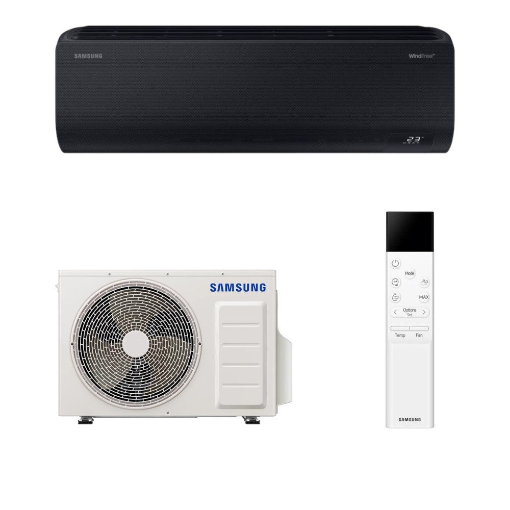 Samsung WindFree Avant Black mono split klíma szett 3,5 kW (AR70F12C1ABNEU + AR70F12C1AWXEU)