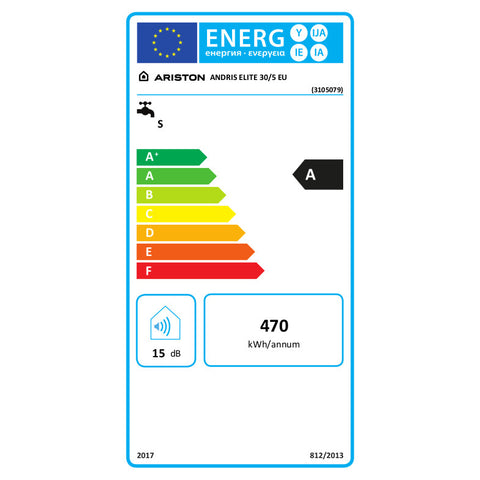 Ariston AN Elite 30/5 EU felsős elektromos vízmelegítő
