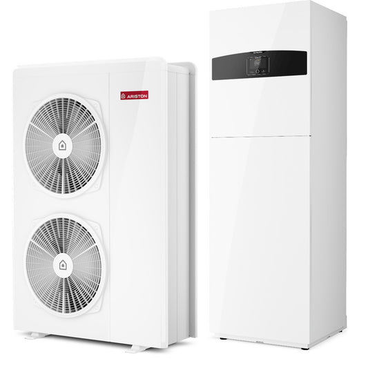 Ariston Nimbus Compact 120 M 2Z NET R32 monob. hősziv. 12 kW, beltéri+180l HMV, 1 fütőkör, 1 fázis 1165