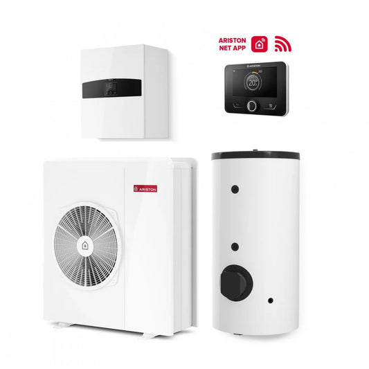 Ariston Nimbus Flex 80 M-T NET R32 monob. hősziv. 8 kW, fali beltéri, 200l HMV, 1 fütőkör, 3 fázis 1000