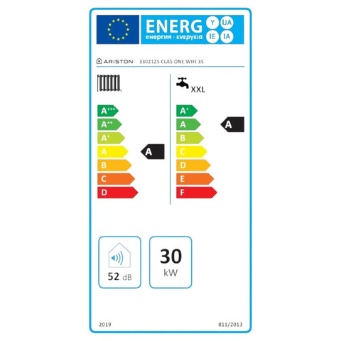 Ariston Clas One Wifi 30 kondenzációs gázkazán, kombi 27 kW