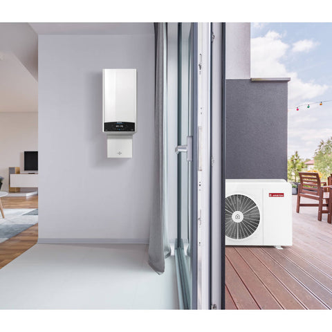 Ariston Genus One+ Hybrid 35/80 Net R32 kondenzációs kazán, kombi 35kW + 8kW hőszivattyú