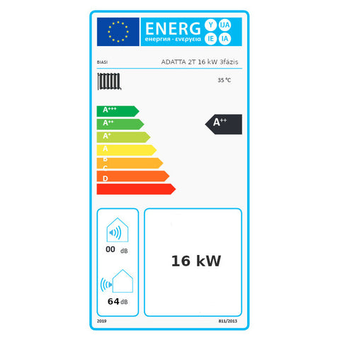 Biasi Adatta 16 Monoblokk 2T monoblokkos, kétcsöves hőszivattyú, 16kW, 3 fázis