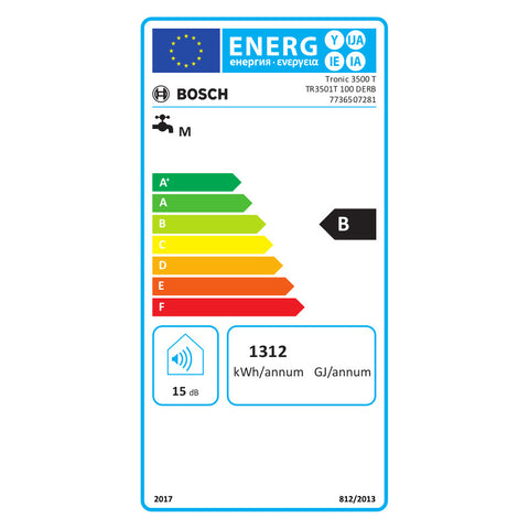 Bosch Tronic Flat TR3501 100 DERB lapos elektromos vízmelegítő, 100 literes, 2 üzemmód
