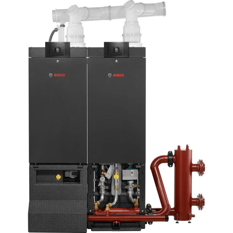 Bosch Condens 7000 W P50 23 fali kondenzációs gázkazán, fűtő, 49,9kw, fehér,
