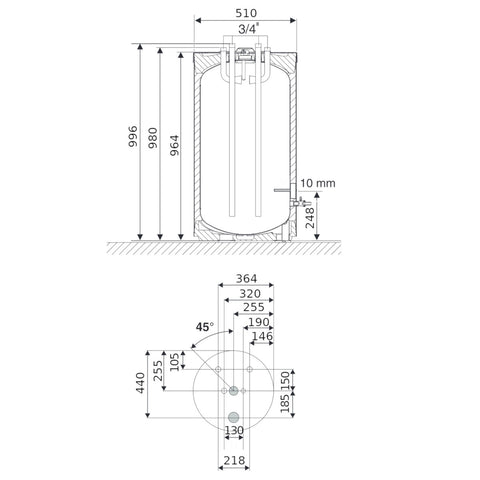 Bosch BST 120-5Ehp  3 baros fűtési, puffer tároló hőcserélő nélkül