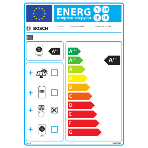 Bosch Compress 7000i AWB és CS7001iAW-13t levegő-víz hőszivattyú, monobl, kieg. fűtés nélkül
