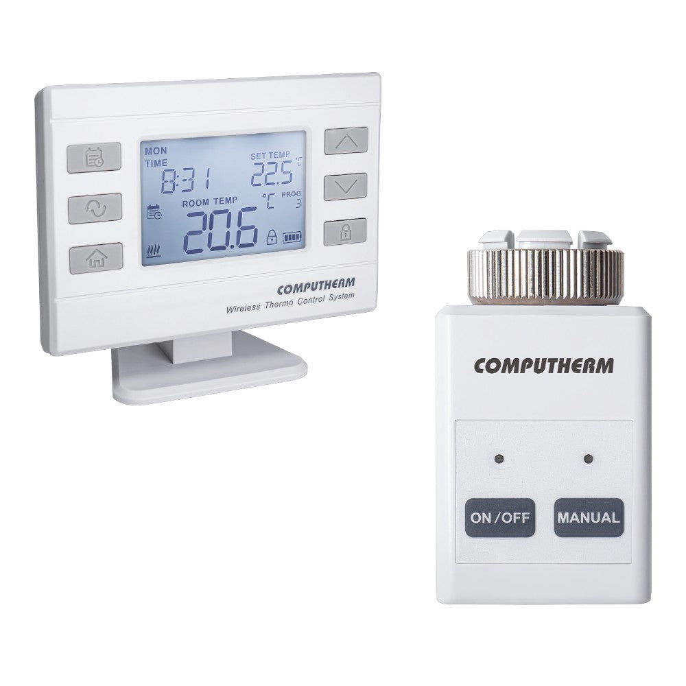 COMPUTHERM Q12RF állítómű + Q72RF (TRV) termosztát (párban)