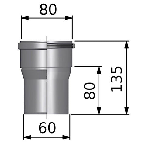 Tricox PPs bővítő 60-80mm