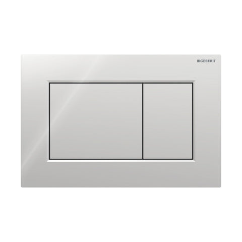 Geberit Sigma01 square nyomólap fényes króm 2 mennyiséges