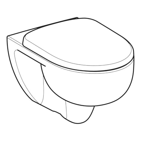 Geberit Selnova fali WC készlet, mélyöblítésű, TurboFlush öblítés, WC ülőkével, lecsapdásgátlós,,,,