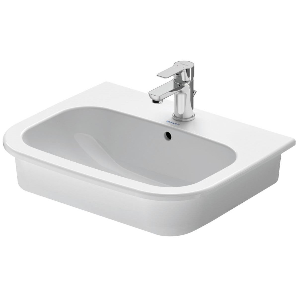 DURAVIT D-Code mosdó, beépíthető, 54x43cm (DR0337540000)