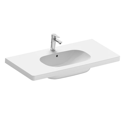 DURAVIT D-Code mosdó, beépíthető, 100x48 cm  (03421000002)