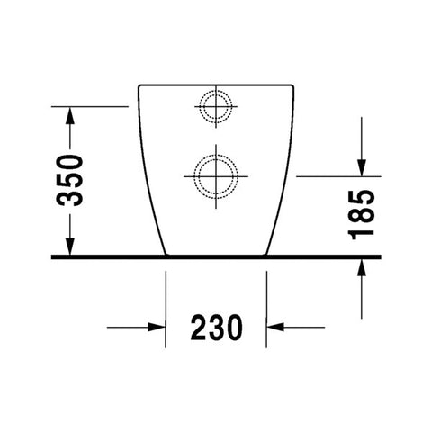 DURAVIT Happy D 2. wc, álló (2159090000)