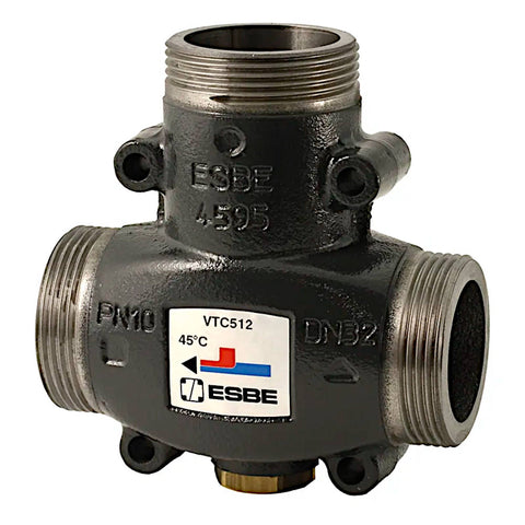 ESBE VTC512 65C 25-9 KM 1 1/4" töltőszelep + csatlakozók (51022500)