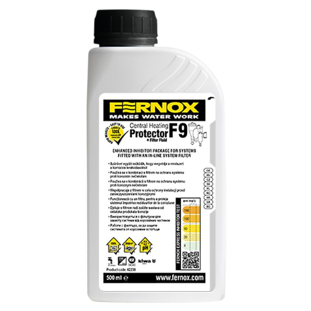 FERNOX F9 filter+fluid inhibitor 500 ml - 130 liter vízhez (62236)