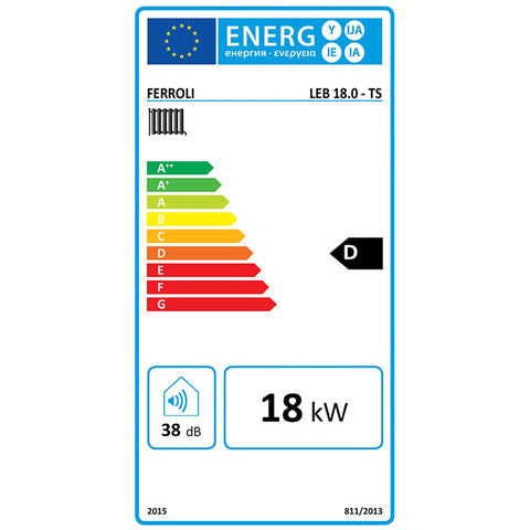FERROLI LEB-18 KW elektromos kazán Fűtő (7-GCFO-40E-A) 18 Kw