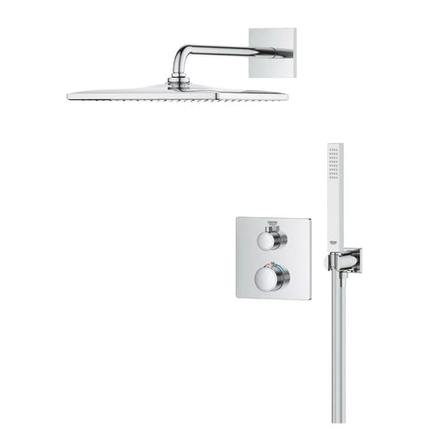 Grohe Grohtherm zuhanyrendszer Rainshower Mono 310 Cube fejzuhannyal
