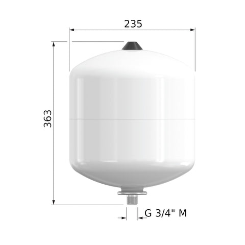 Flamco Flofix ivóvizes tágulási tartály 12L/4 (10bar)