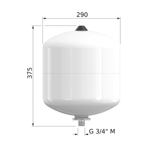 Flamco Flofix ivóvizes tágulási tartály 18L/4 (10bar)