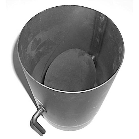 Füstcső 160 25 cm vastag +pillangószelep