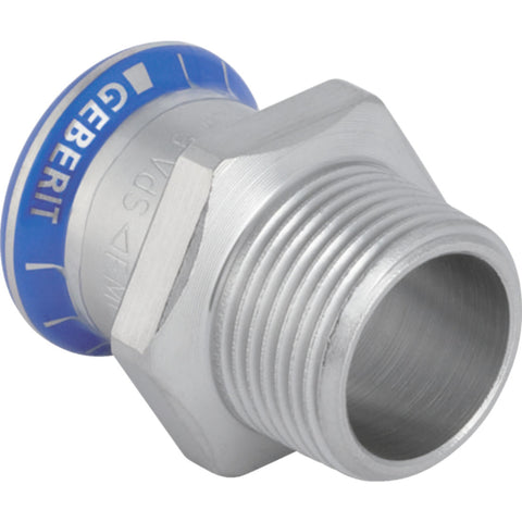 Mapress Inox km egyenes csatl. 15-3/8"