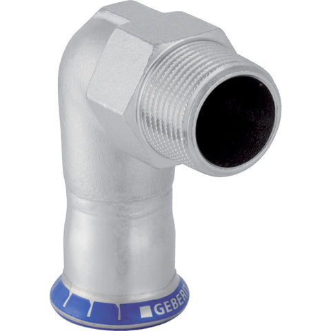Mapress Inox 90°-os men. ív 76-2" KM